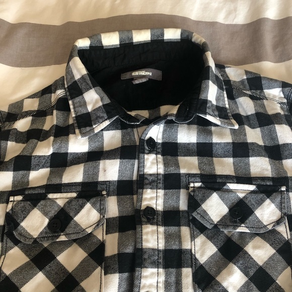 B&W Checkered Flannel - Picture 3 of 3